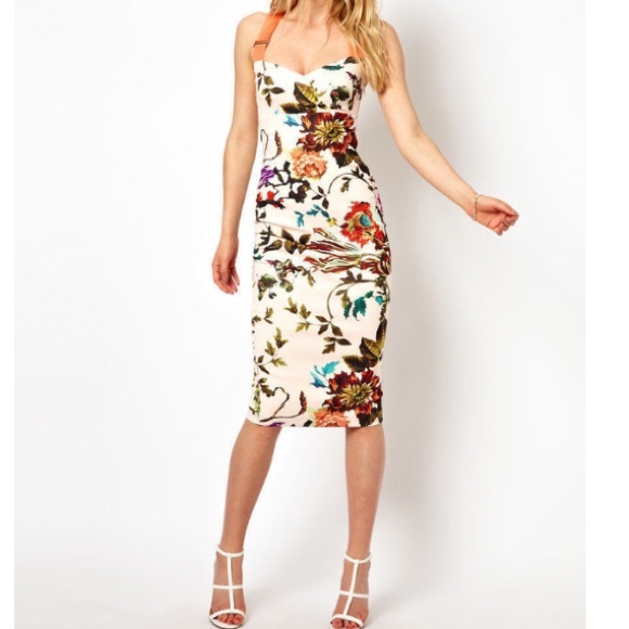 ted baker buckle strap dress